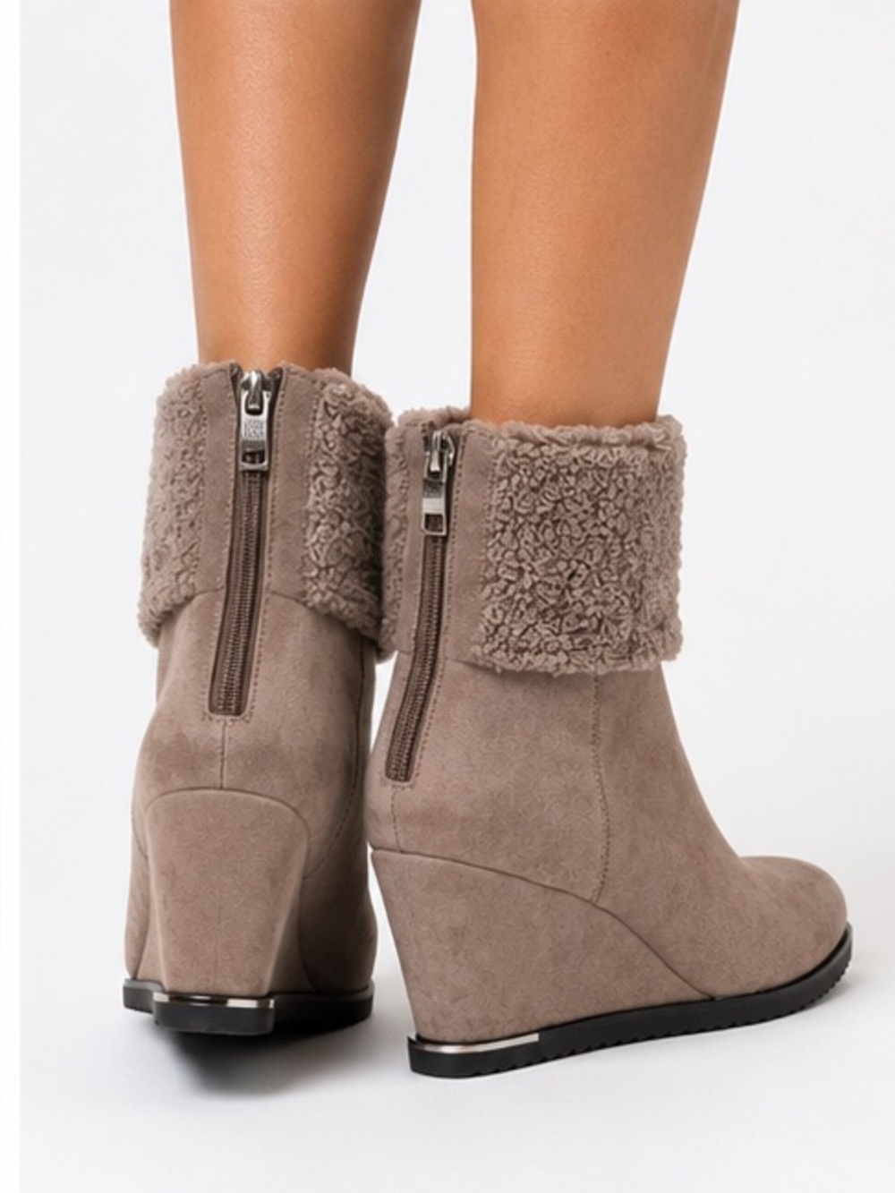DKNY Powell Wedge Bootie New! - Picture 7 of 14